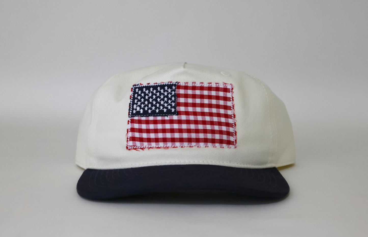 american flag applique embroidered hat